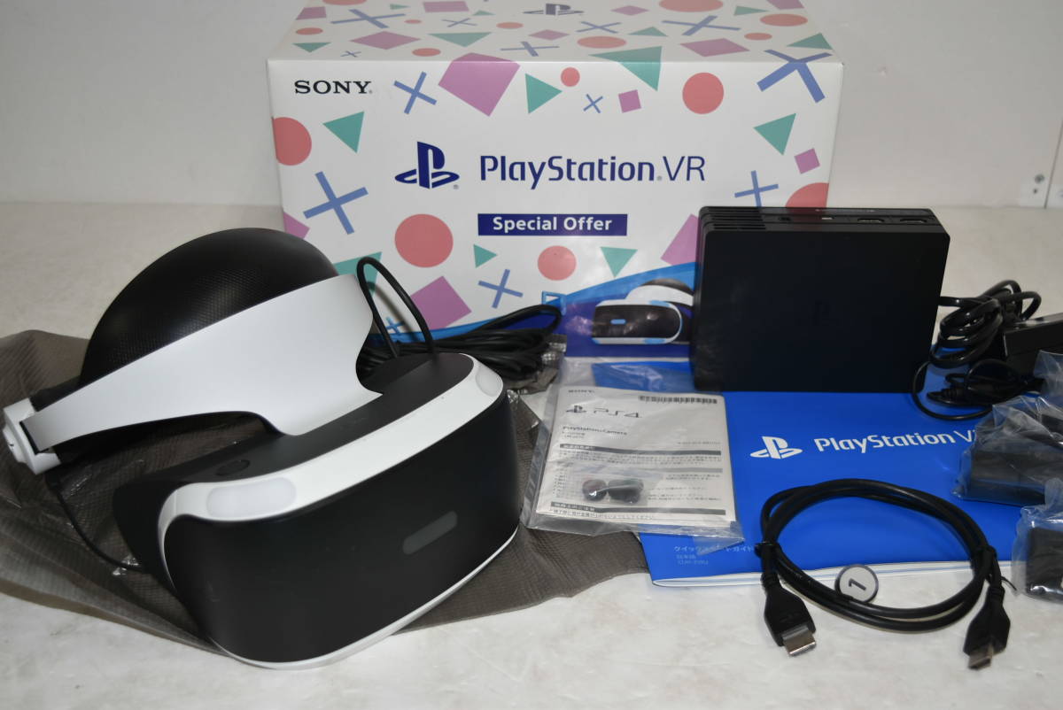 24M 【中古品】 SONY PSVR special offer ソニー プレイステーションVR VRヘッドセット PlayStationVR PS4 プレイステーション4