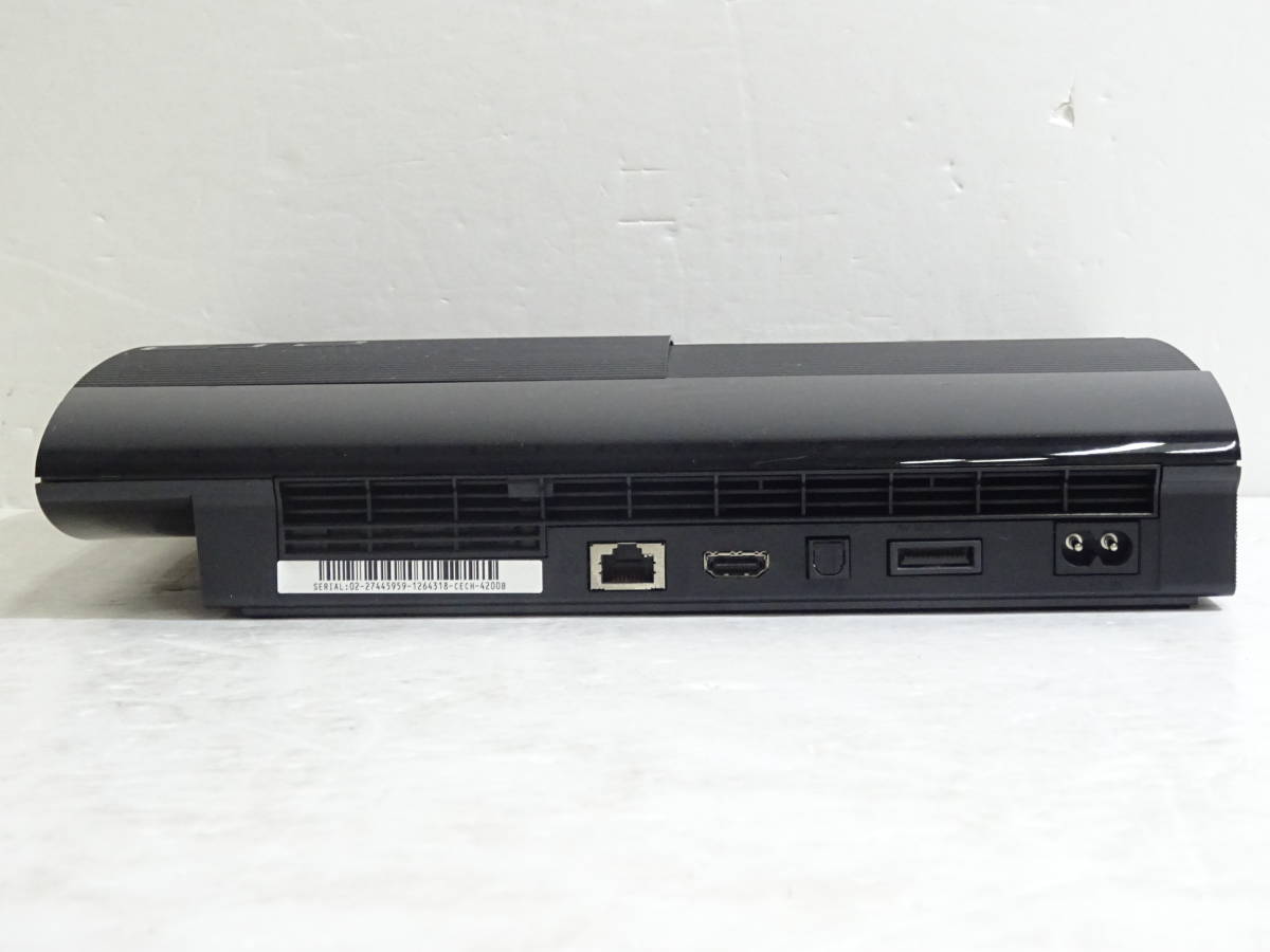 25Mdd【中古】PS3　250G　CECH-4200B　箱、説明書付き　初期化、クリーニング済み　通電起動OK_画像5