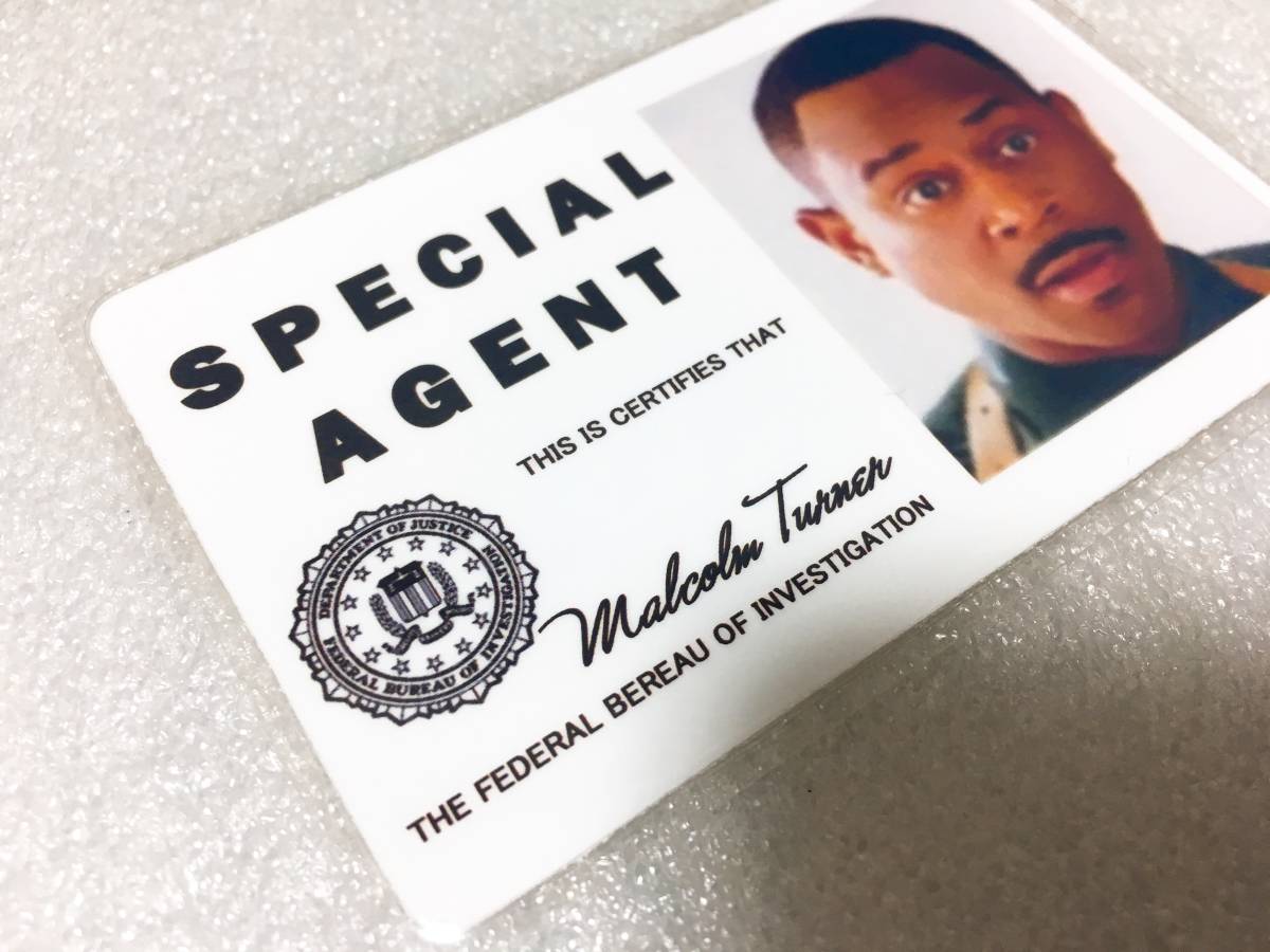 ☆ 映画 ドラマ 記念品 グッズ ビッグママハウス マルコム ターナー捜査官 FBI IDカード マーティン ローレンスさん ☆_画像2