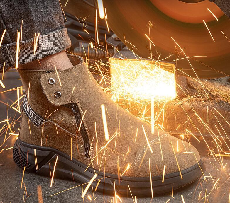 大人気   新品作業靴 メッシュ 安全靴 メンズ レディース踏み抜き防止 滑りにくい 通気 軽いスニーカー 女性サイズ対応 23～27.5cmの画像4