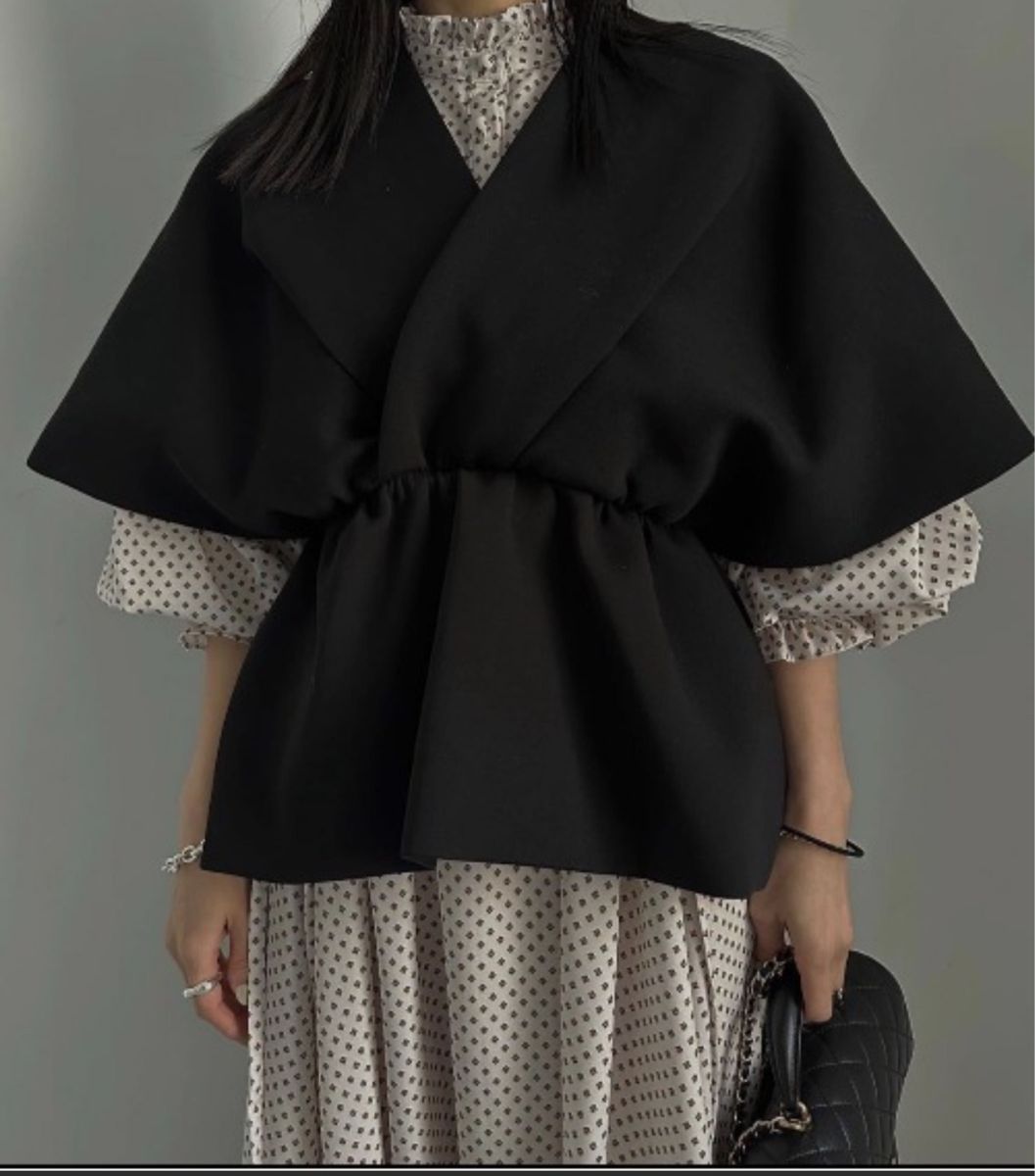 トップス AMERI PONCHO SILHOUETTE JERSEY TOP 美品 AMERI】 PONCHO SILHOUETTE JERSEY TOP|Yahoo!フリマ(旧