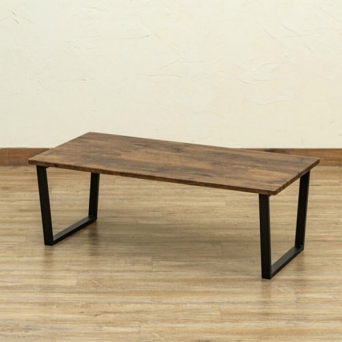 送料無料 センターテーブル 90cm ローテーブル リビング ソファ テーブル 新品 レトロ アウトレット価格 ヴィンテージブラウン色
