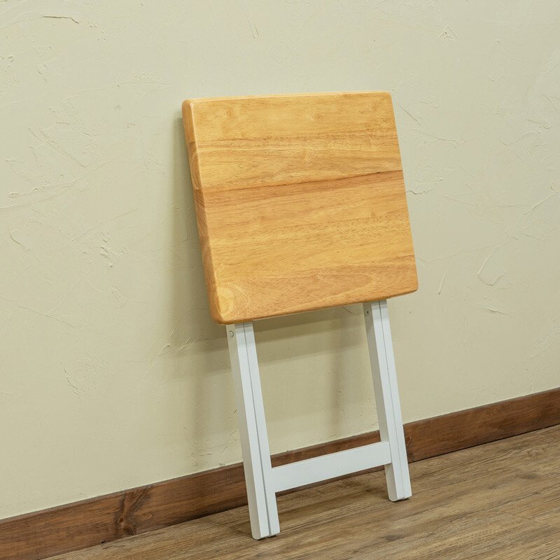 サイドテーブル 木製 折りたたみ テーブル ミニテーブル フォールディングテーブル 机 折り畳み 小さめ 新品 木目 ナチュラル色_画像6