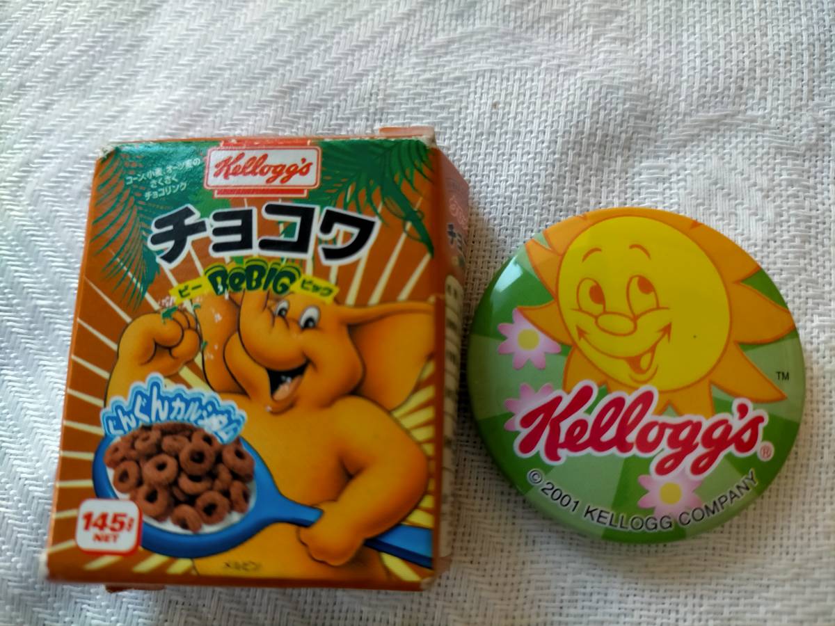 kellogg’ｓケロッグ★非売品ノベルティ５個 虎トラトニーザタイガーTONY 携帯ストラップ ＆チョコワ缶バッジ_画像3