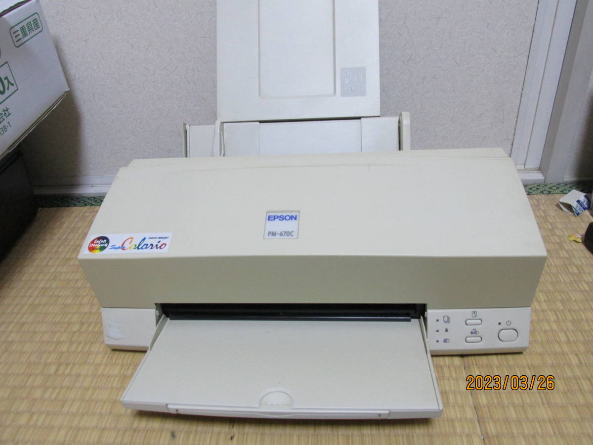 ジャンク品　エプソン　インクジェットプリンター　PM-670C_画像1