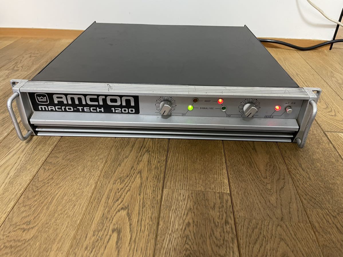 AMCRON MA-1200パワーアンプ　LchNG_画像1