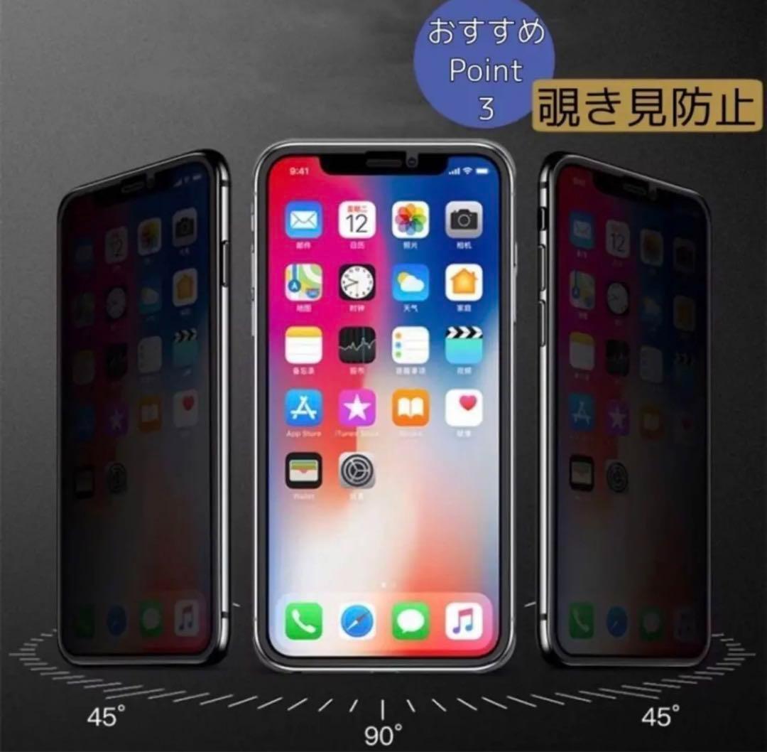 〈高性能〉【iPhoneXR】世界のゴリラガラス　覗き見防止強化ガラスフィルム_画像5