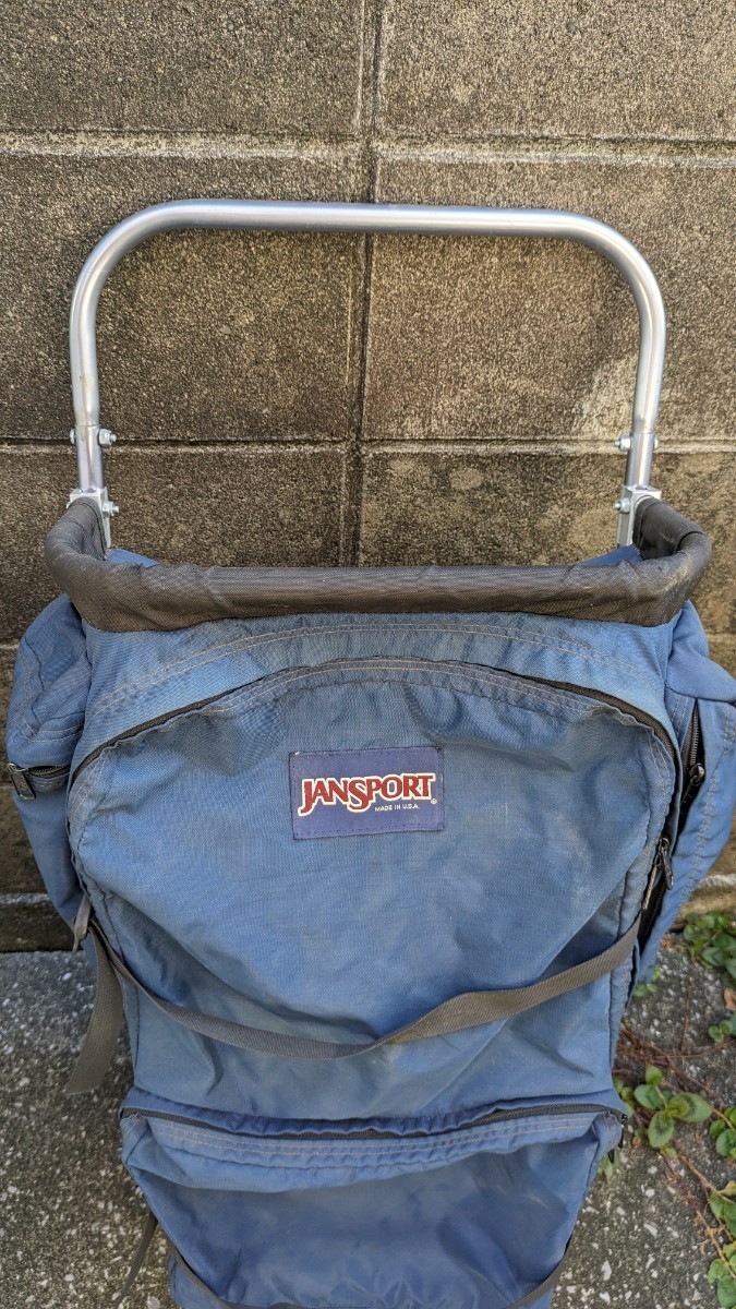 ビンテージ JanSport ジャンスポーツ フレームパック ヴィンテージバッグ 登山 キャンプ アウトドア バックパック フレームザック USA の画像2