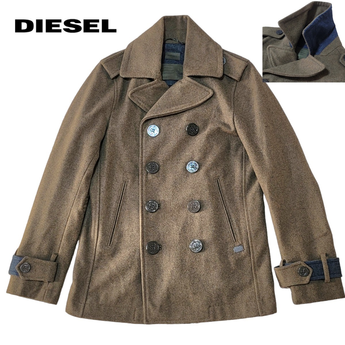 Yahoo!オークション - 【極美品】ディーゼル DIESEL デニム切替 P