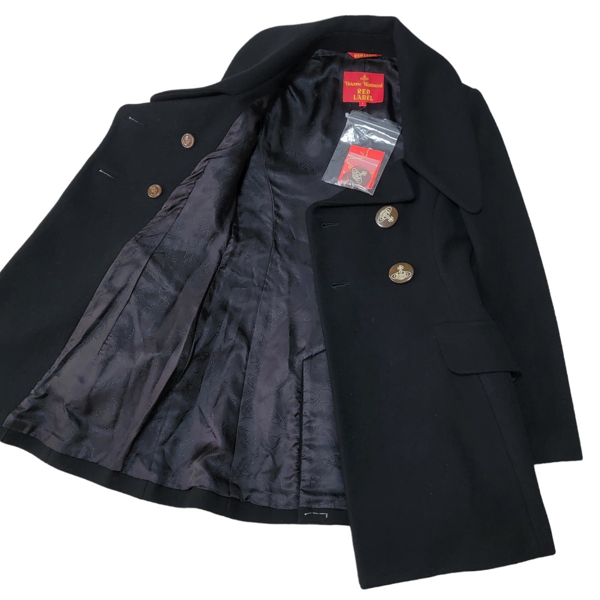 未使用】Vivienne Westwood ヴィヴィアンウエストウッド Pコート 未使用】Vivienne Westwood ヴィヴィアンウエストウッド Pコート