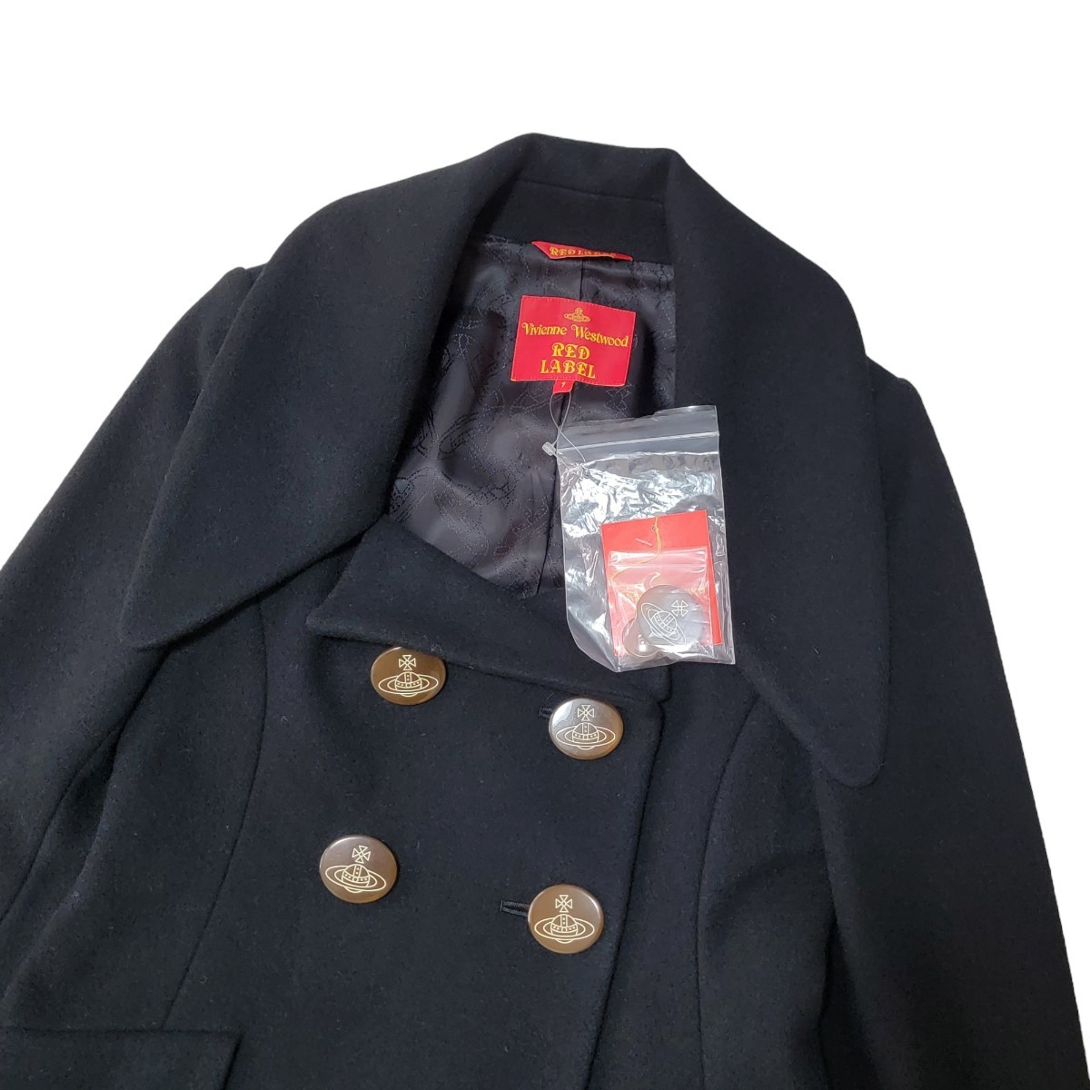 未使用】Vivienne Westwood ヴィヴィアンウエストウッド Pコート 未使用】Vivienne Westwood ヴィヴィアンウエストウッド Pコート