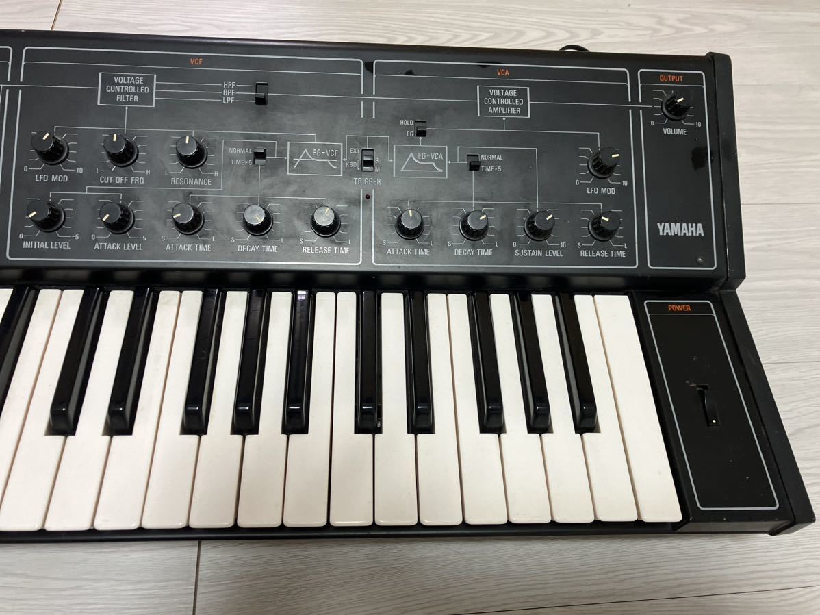 【希少品】70年代製　ヤマハ アナログシンセサイザー CS10 整備済 各動作正常 美品 検）YAMAHA ビンテージ 電子楽器_画像2