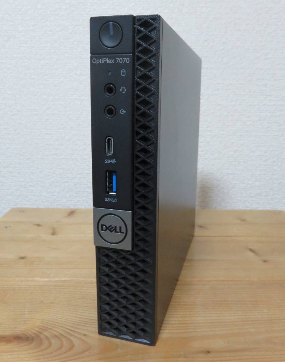 ◎中古 DELL OPTIPLEX 7070 Micro Core i5 8500T 2.10GHz/16G/SSD 250GB,HDD 500GB/Windows11 Pro 64bit/Office付_画像1