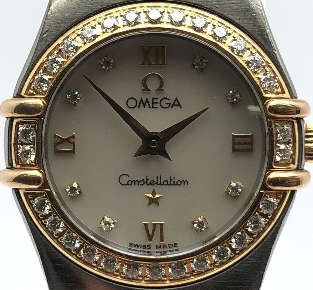 OMEGA Constellation 腕時計 8PD クォーツ オメガ コンステレーション ダイヤ K18 SS◆3101/西伊場店_画像2