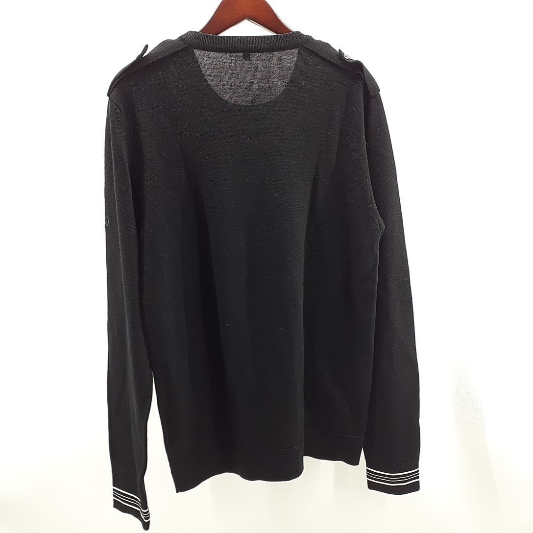  Gucci knitted sweater long sleeve men's black SIZE_L wool 100% 211339_Z2744_GUCCI*3105/ height . shop ST