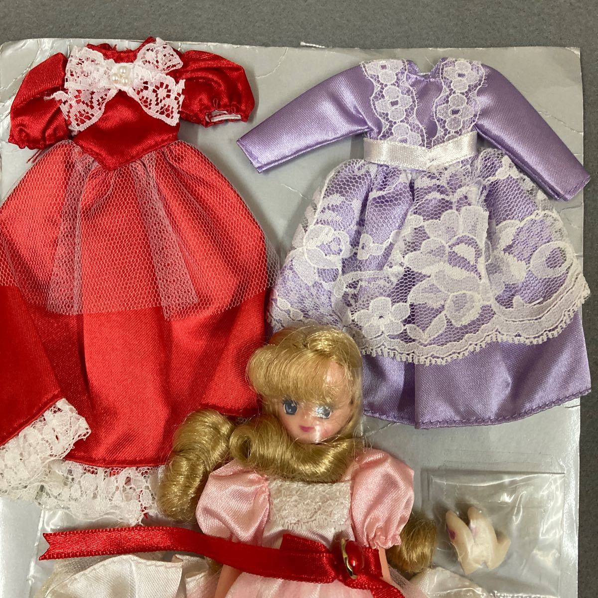バンダイ ドリームポケット プリンセスハートバッグ 着せ替え人形 バッグと箱無し 1996年 当時物 未使用品_画像5