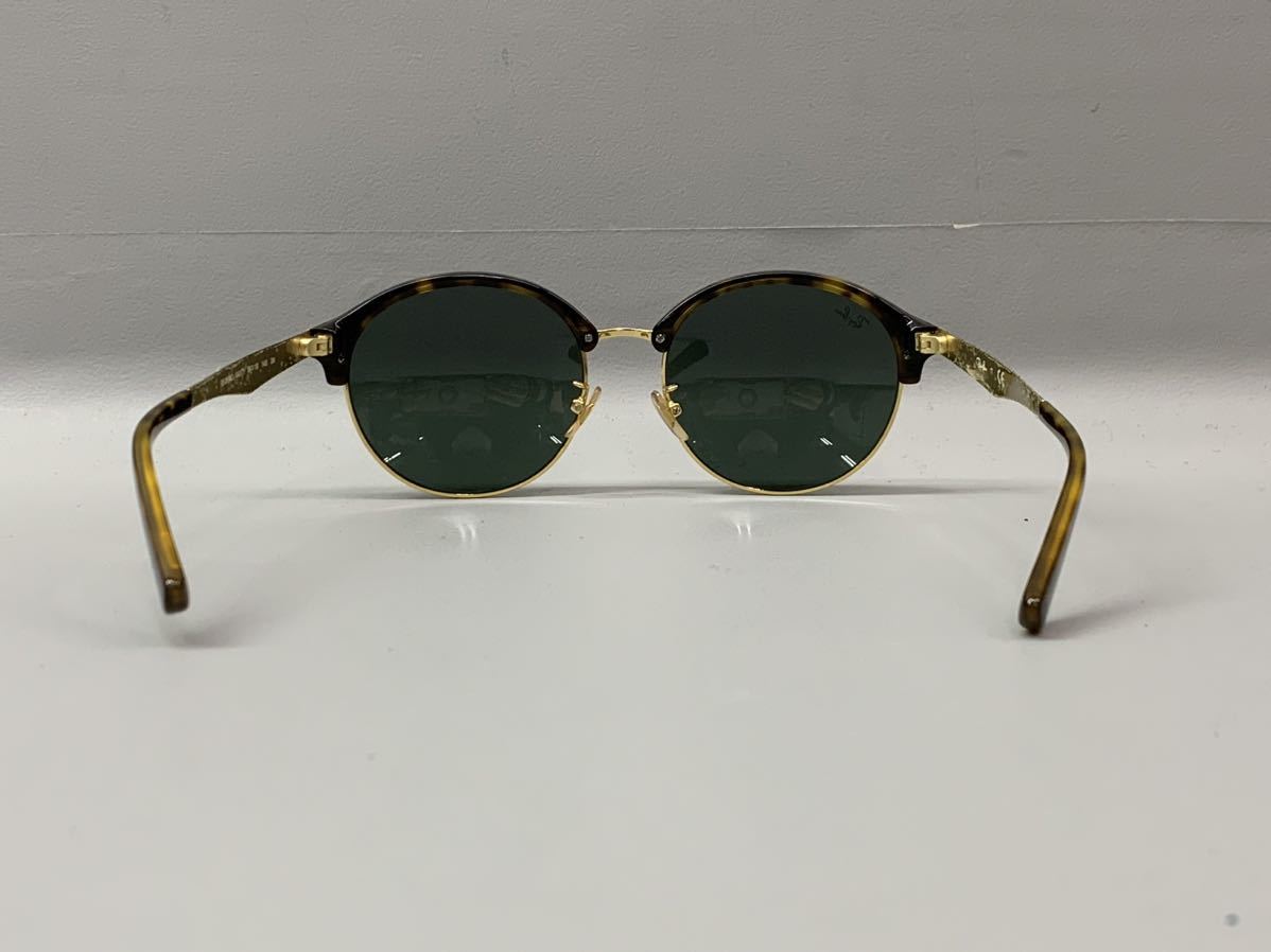 Y■ RayBan レイバン サングラス RB3564D 043/71 54□18 145 3N 度なし フルリム 金属フレーム ゴールドカラー メガネフレーム Ray-Ban_画像4