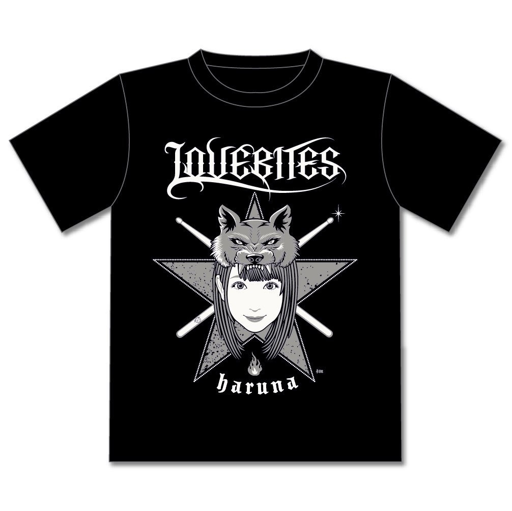 ☆Lサイズ 新品 未開封☆ LOVEBITES haruna バースデイTシャツ LOVEBITES INC.限定_画像1