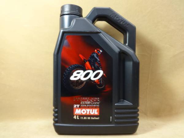 モチュール 800 2T オフロ－ド 4L MOTUL 2サイクル　(4)”　R4.9_画像1