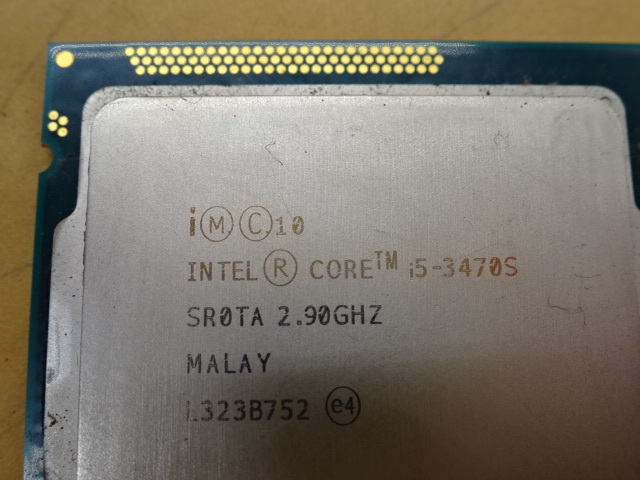 intel SR0TA Core-i5 3470S 2.90GHz CPU 2個 管理I-24_画像2