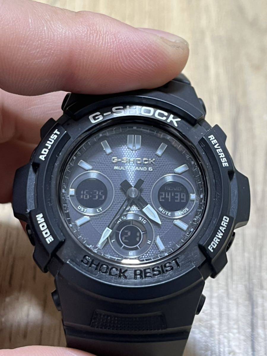 CASIO カシオ G-SHOCK Gショック AWG-M100BW 電波ソーラー_画像2