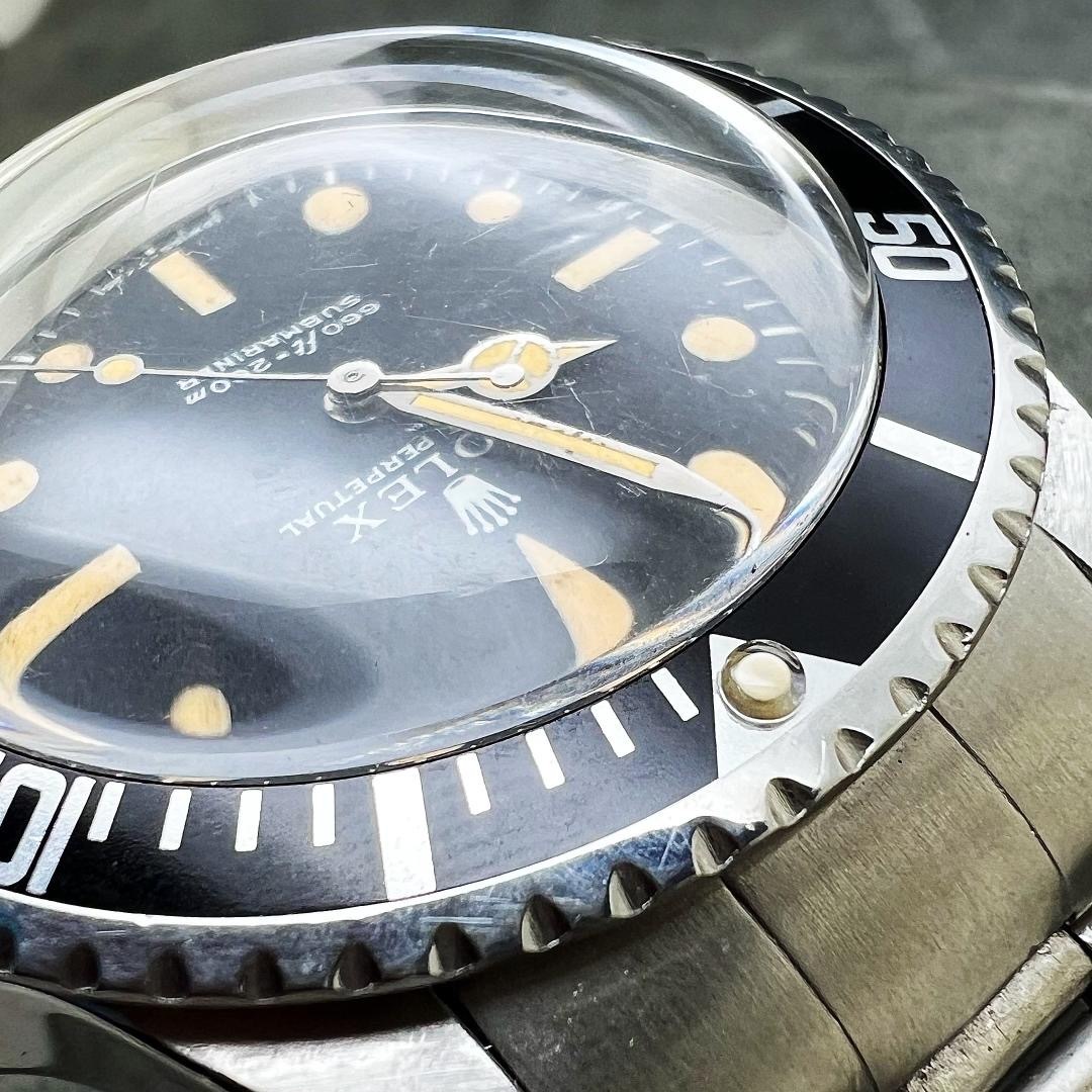 R86 社外ベゼルインサート Rolex Submariner 5513 5512 1680 ロレックス サブマリーナ Kissing 40_画像7