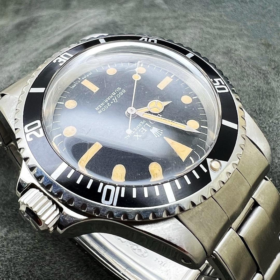 R86 社外ベゼルインサート Rolex Submariner 5513 5512 1680 ロレックス サブマリーナ Kissing 40_画像5