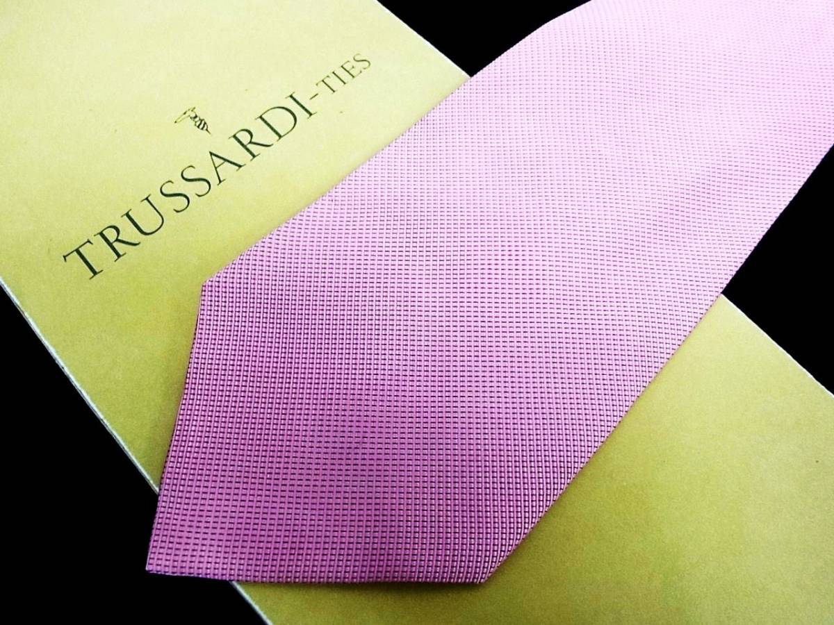  unused . close *N1433* brand name [ Trussardi ][ beautiful goods limited exhibition * necktie ]