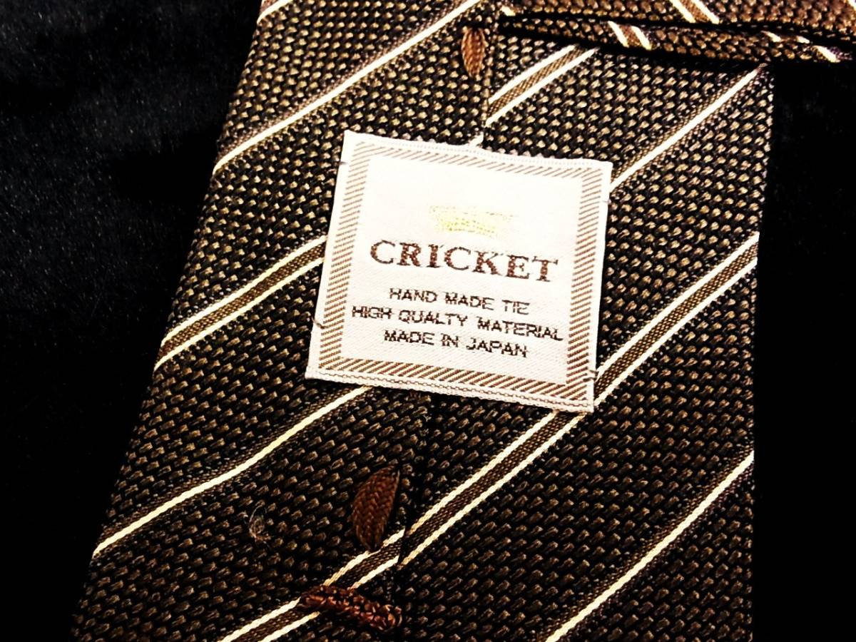 未使用に近い★№1527★ブランド名「クリケット【ＣＲＩＣＫＥＴ】】【美品限定出品★ネクタイ】_画像3