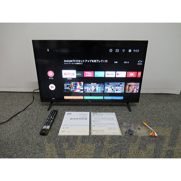 【送料無料】液晶テレビ 32V型【中古】TCL 2021年製 B-CASカード付【32S5200A】S5200シリーズ_画像1