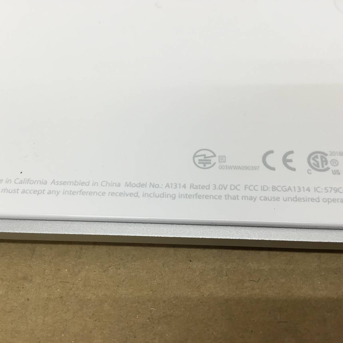【2202221099】 Apple ワイヤレス BLUETOOTH キーボード（A1314）日本語（JIS）._画像6