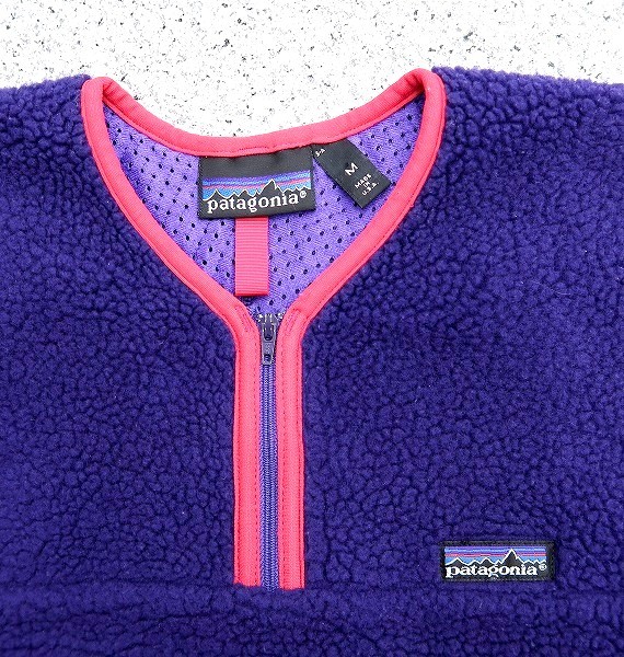 patagonia 1990年 USA製 BABY RETRO PADDING PULLOVER エッグプラント