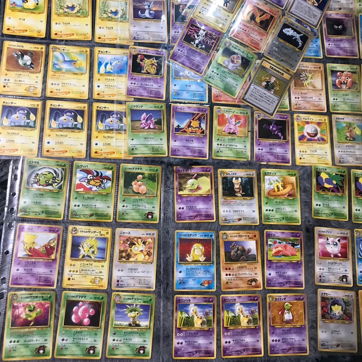 引退品 ポケモンカード コレクション 100枚以上旧裏キラ　コンプ コレクションまとめ売り foil pokemon cards _画像3