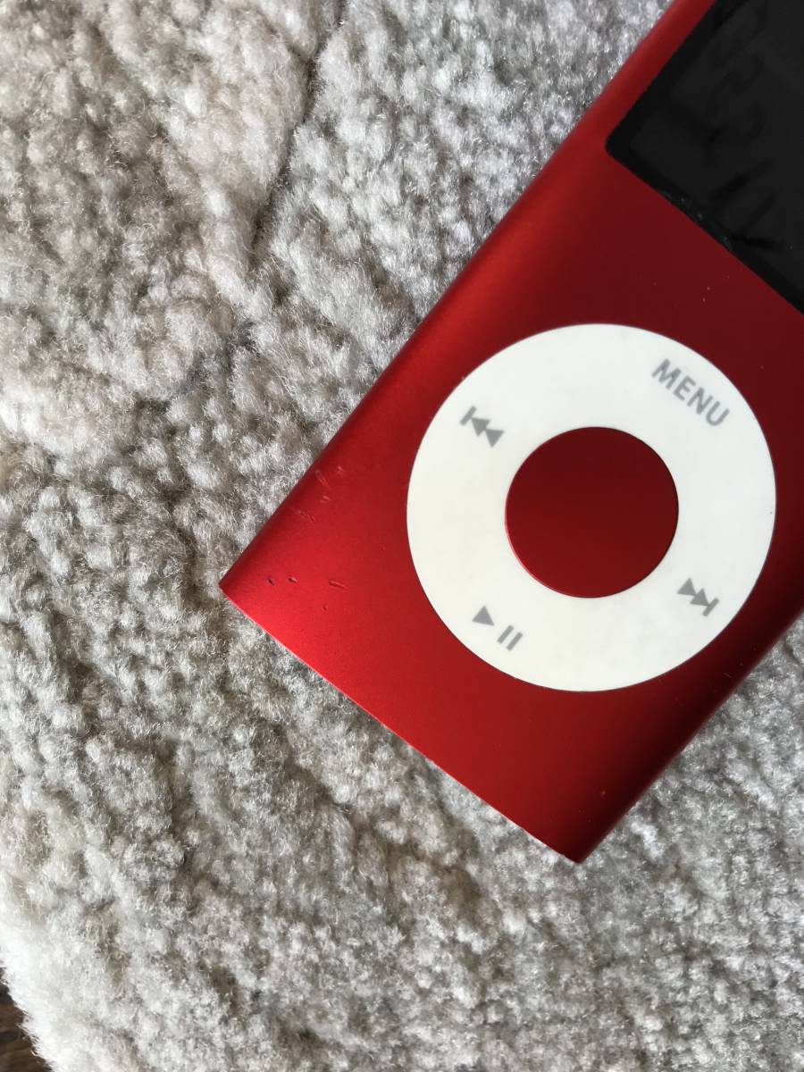 Ipod Nano Product Red 16gb第4代初始化操作確認原文 Ipod Nano Product Red 16gb 第4世代初期化済動作確認済 不收材積費日本轉運日本集運比buyee運費更便宜日本最低價轉運