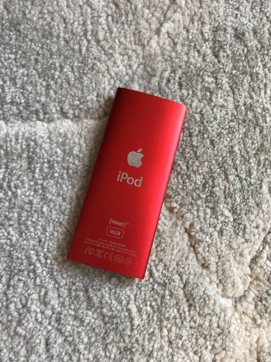 Ipod Nano Product Red 16gb第4代初始化操作確認原文 Ipod Nano Product Red 16gb 第4世代初期化済動作確認済 不收材積費日本轉運日本集運比buyee運費更便宜日本最低價轉運