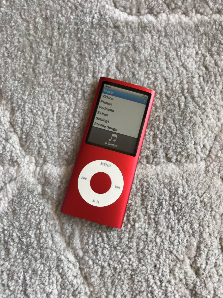 Ipod Nano Product Red 16gb第4代初始化操作確認原文 Ipod Nano Product Red 16gb 第4世代初期化済動作確認済 不收材積費日本轉運日本集運比buyee運費更便宜日本最低價轉運