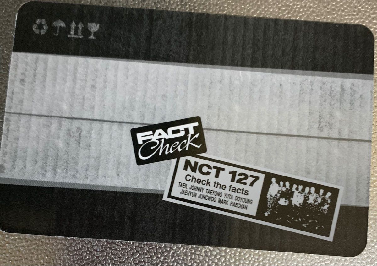 NCT127 fact check ジャニ　トレカ