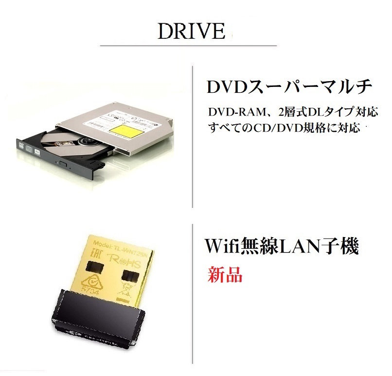 プロスペック爆速! XEON-2124/ 新品M2:SSD-1TB/ RADEON-R5-430/ メモリ-48GB/ HDD-1TB(500GBx2)/ DVDRW/ Win11/ Office2021/ メディア15_画像5