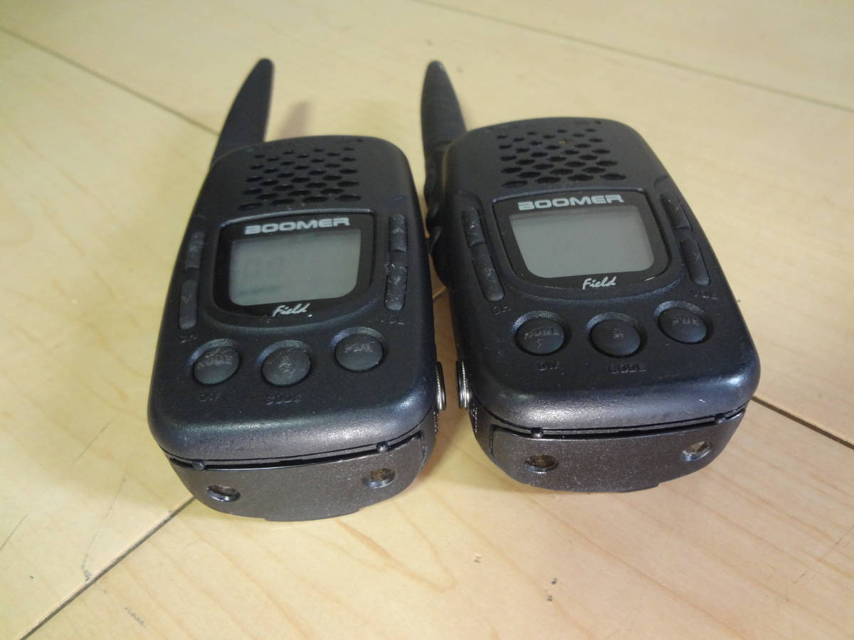 【美品】トランシーバー BOOMER FTH-100J トランシーバー Yahoo!オークション - BOOMER トランシーバー FTH-100J ペア