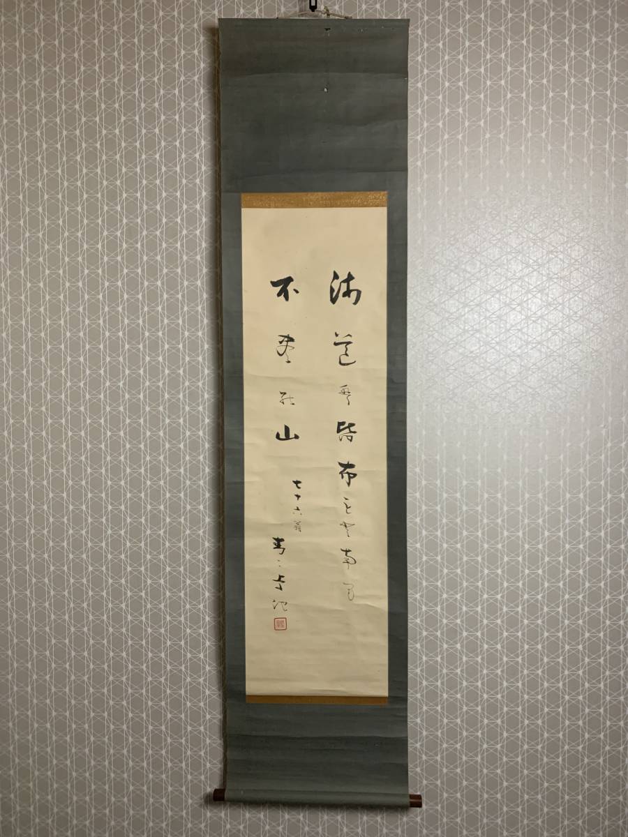 【模写】《鶴田卓池》 俳句 二行書 紙本 掛軸 江戸後期の俳人 井上士朗師事 愛知岡崎 94s4332_画像8