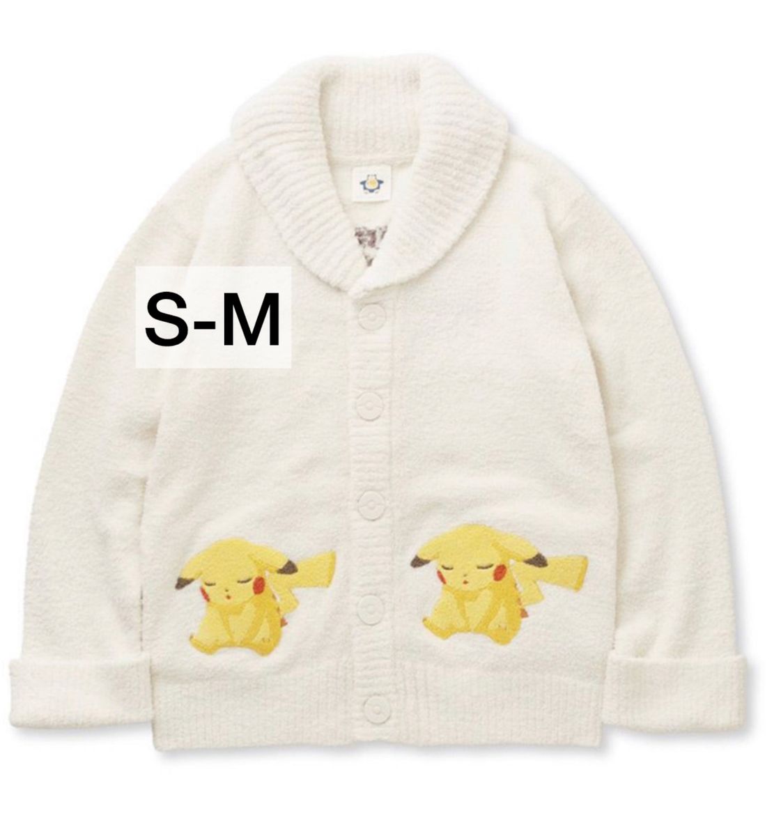ジェラートピケ ピカチュウ カーディガン S-M ピカチュウ ポケモンスリープ ジェラートピケ カーディガンS-M