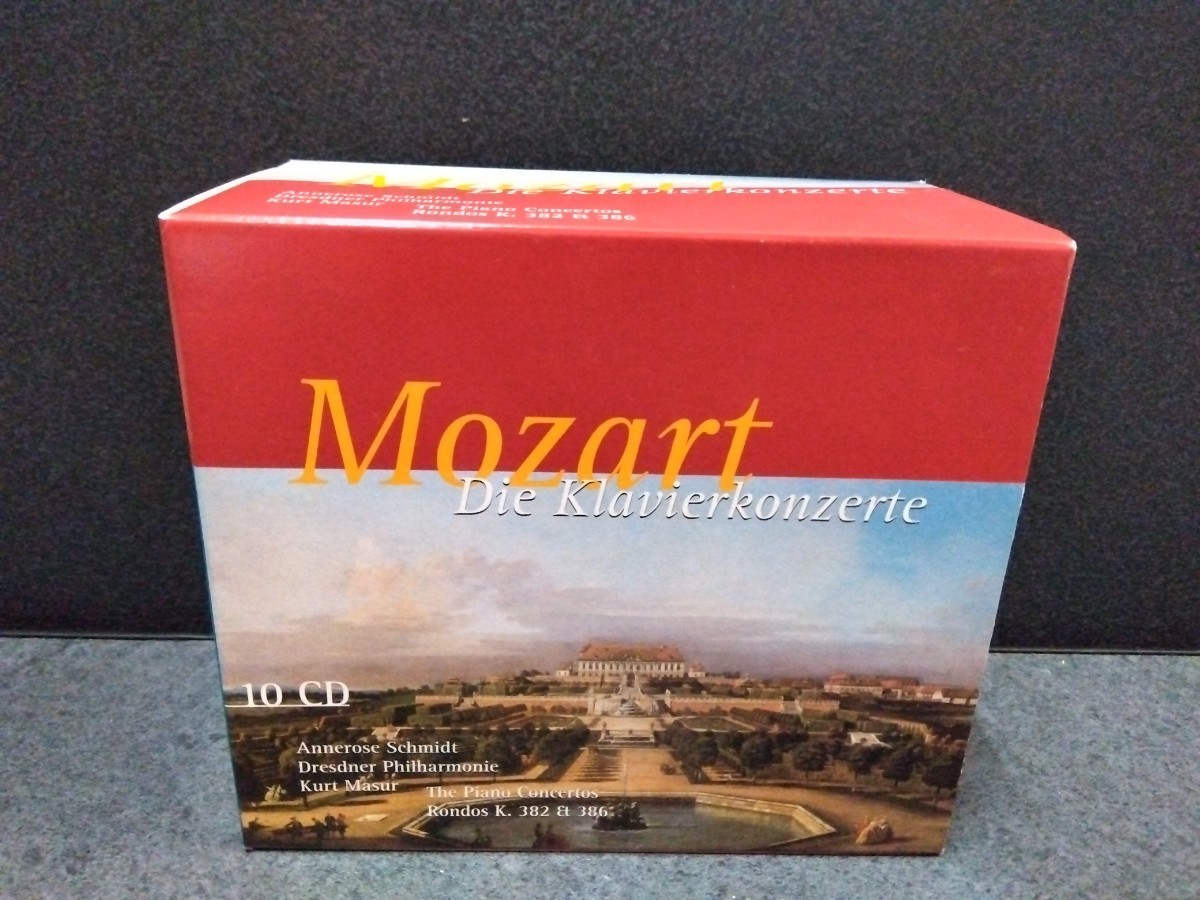 【美品】10 CDs、Mozart （モーツァルト） Die Klavierkonzerte 、美品、モーツァルトが好きな方へお譲りしたいです_画像2