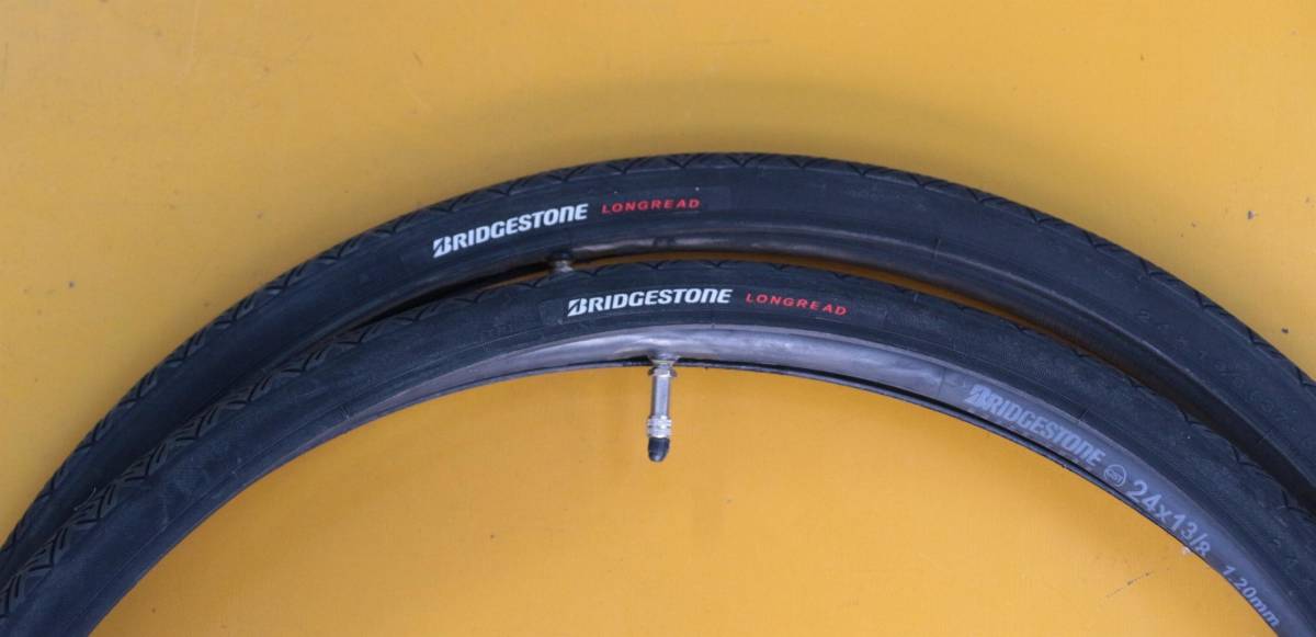  Bridgestone company manufactured 24 -inch |2024 year NEW model tire |LONGREAD| black tire 2 ps * tube 2 ps 