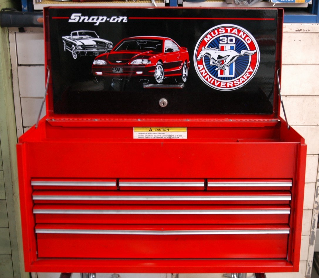  Snap-on tool top chest KRA56J MUSTANG 30 Anniversary 1994 year Snap-On tool BOX cabinet limitation VERSION 