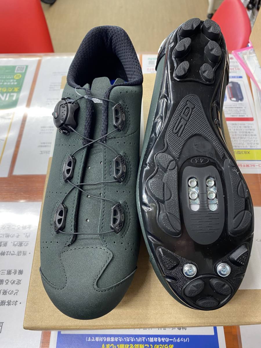 特価!マジ必見【ダークグリーン】シディ SIDI MTB SPEED EUR43