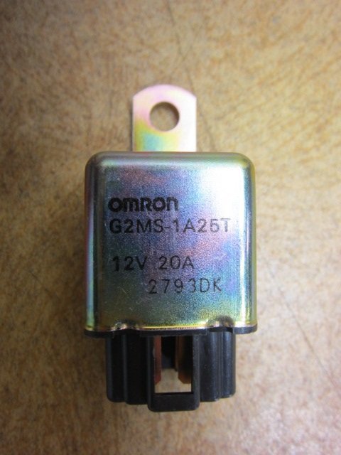 送料無料 保管品 OMRON オムロン 車載用リレー G2MS-1A25T DC12V 20A 5個セット リレー 車載用プラグインリレー レターパックプラス発送 4_画像6