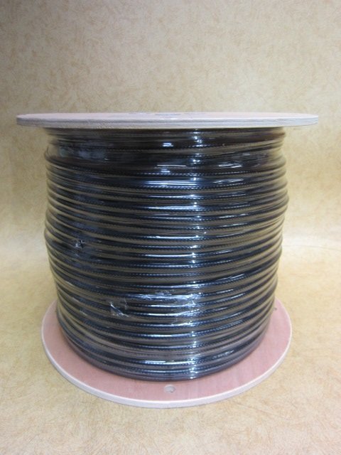 未使用品 Libo RG6同軸ケーブル RG6-CS660BVM φ8mm 305m巻 RoSH対応 メッセン付 Libo Cable PVCジャケット 2023年製 高周波同軸ケーブル 4_画像1