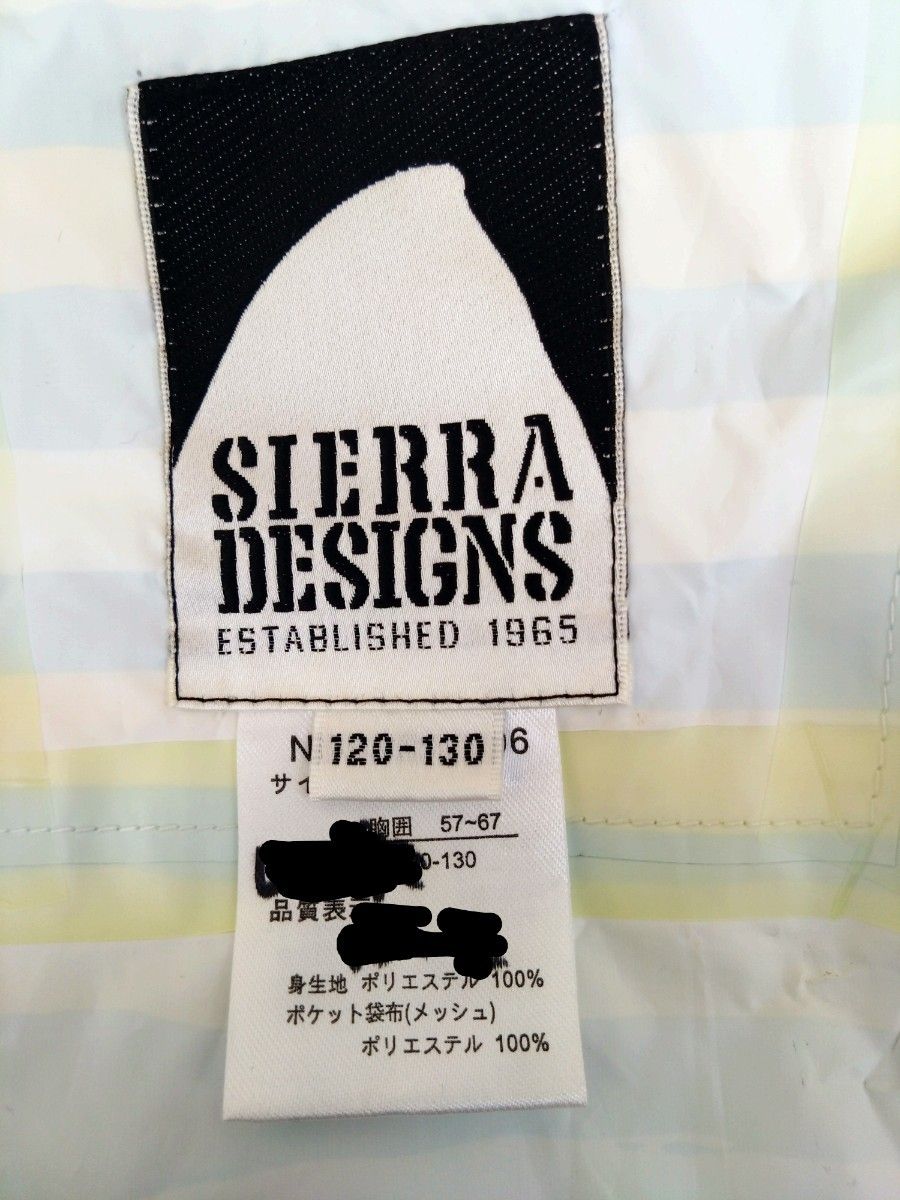 sierra designs ポンチョ　120-130cm