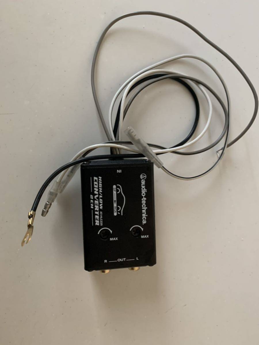 audio-technica. AT-HLC220 HIGN/LOW CONVERTER 2ch オーディオテクニカ ハイロー コンバーター カーオーディオ_画像1