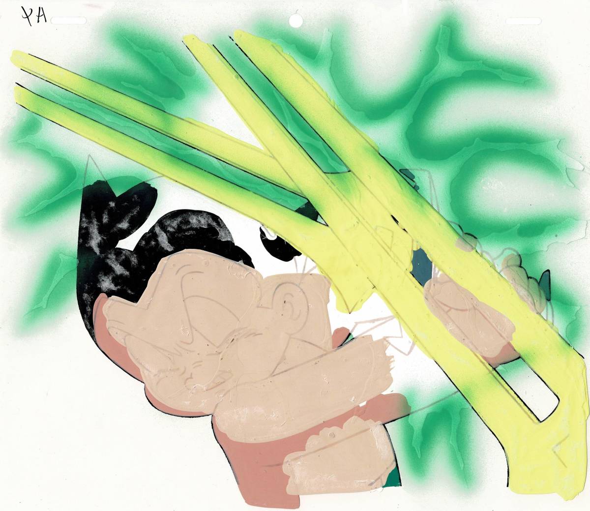 Yahoo!オークション - 鉄腕アトム 直筆背景画 セル画 4 ♯ 原画